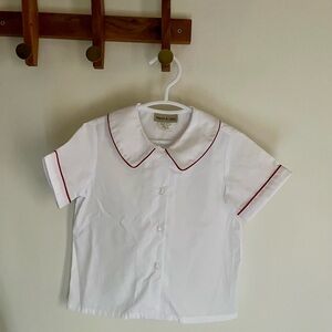 Marco and Lizzy White Kids Button Down Shirt with Collar 3T NWOT